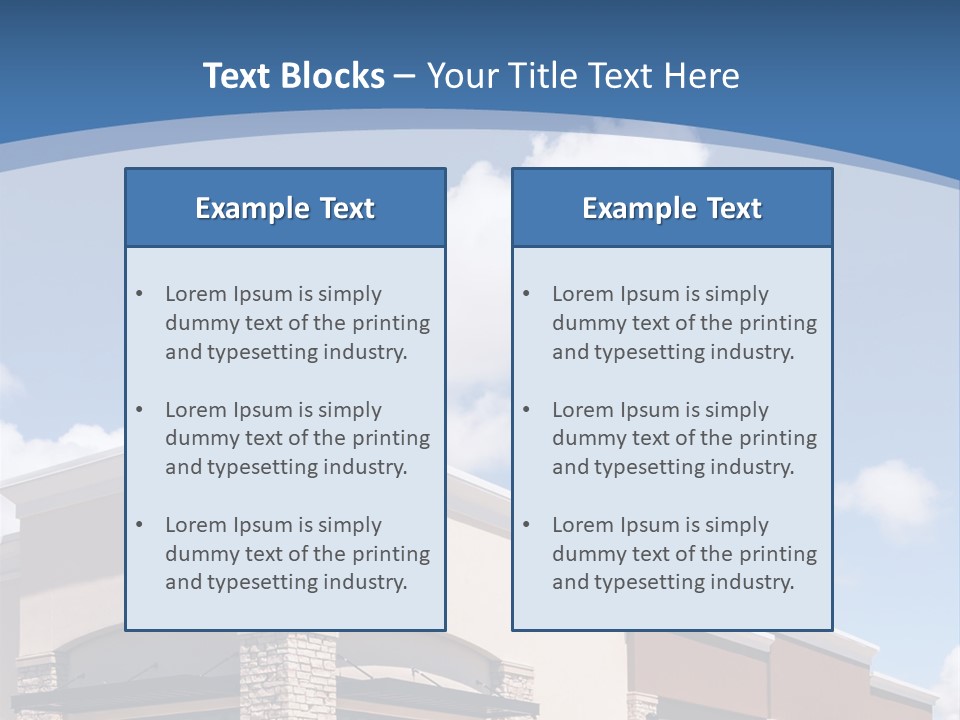 Showcase Corporate Sky PowerPoint Template