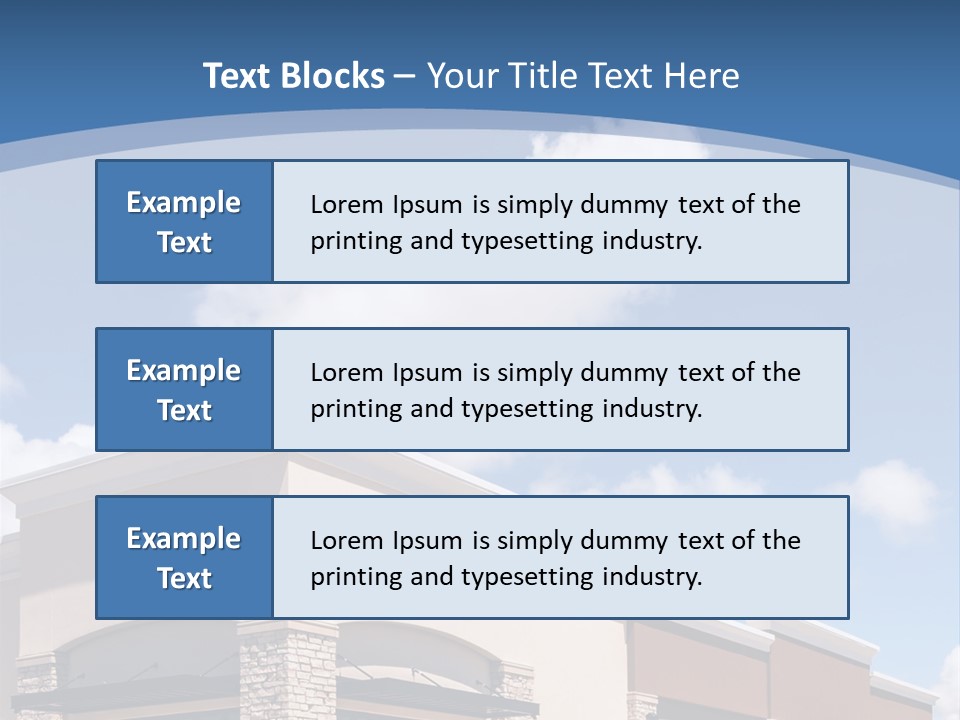 Showcase Corporate Sky PowerPoint Template