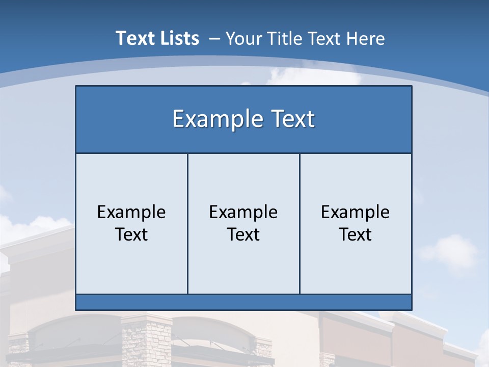 Showcase Corporate Sky PowerPoint Template