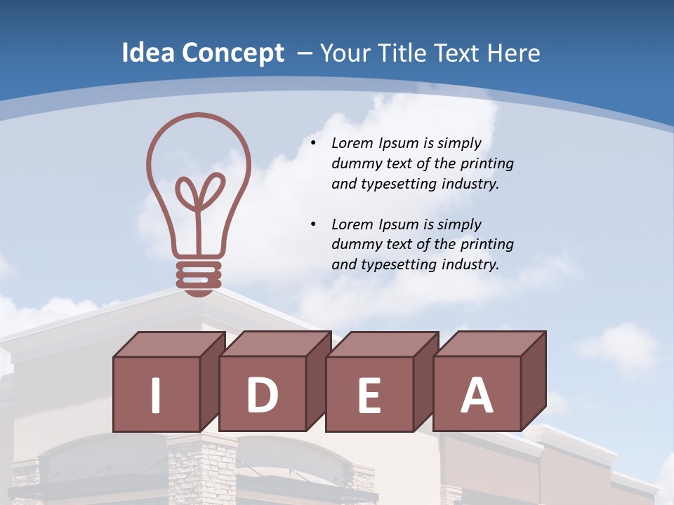 Showcase Corporate Sky PowerPoint Template