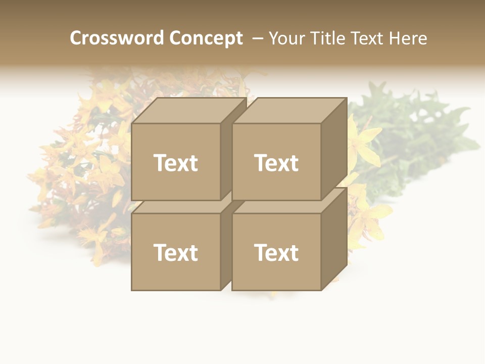 Treatment Haulm Inflorescence PowerPoint Template