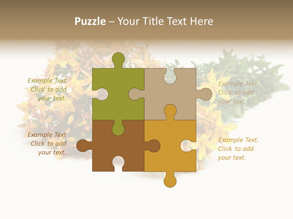 Treatment Haulm Inflorescence PowerPoint Template