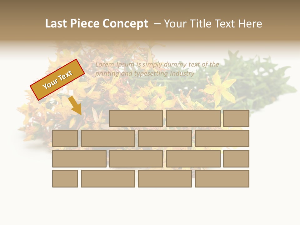Treatment Haulm Inflorescence PowerPoint Template