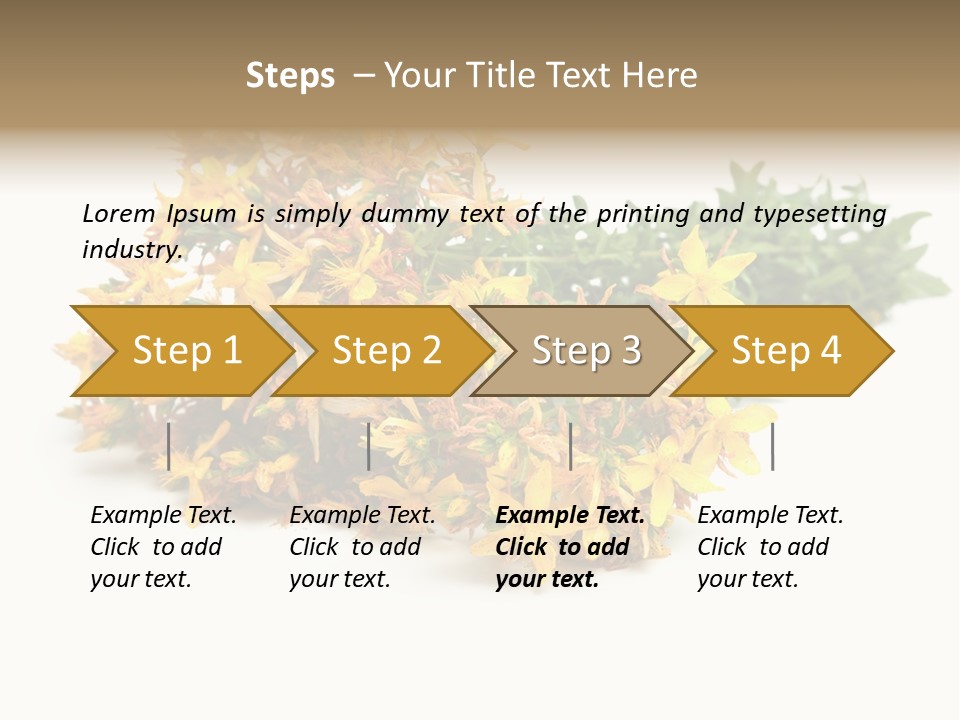 Treatment Haulm Inflorescence PowerPoint Template