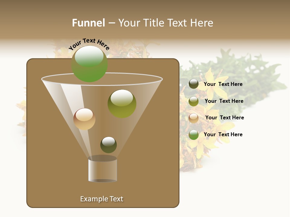 Treatment Haulm Inflorescence PowerPoint Template
