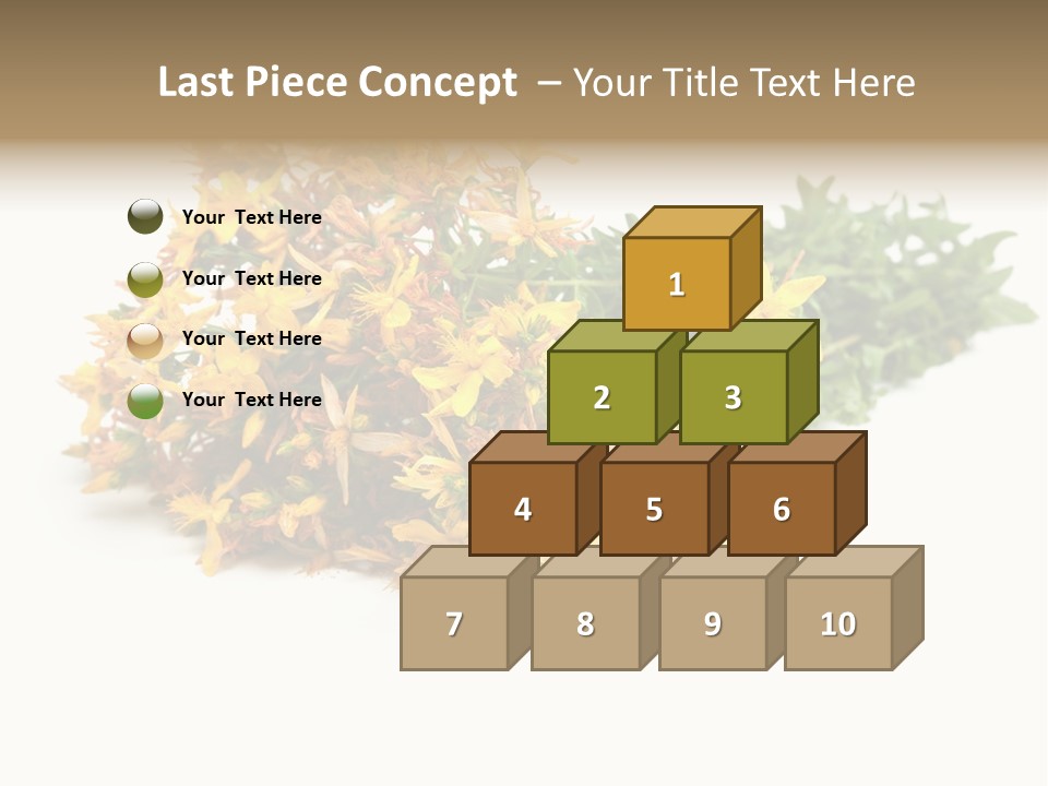 Treatment Haulm Inflorescence PowerPoint Template