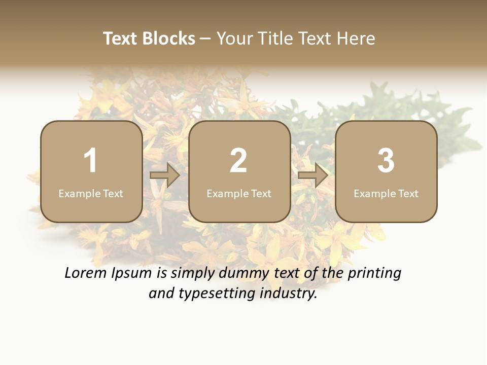 Treatment Haulm Inflorescence PowerPoint Template