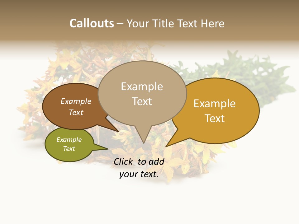 Treatment Haulm Inflorescence PowerPoint Template
