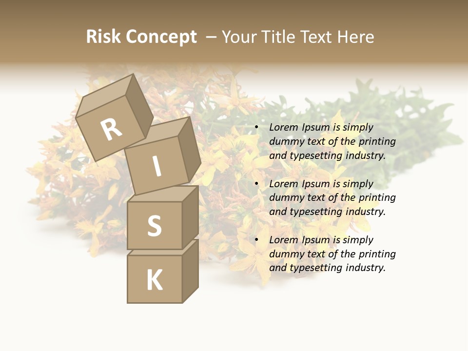 Treatment Haulm Inflorescence PowerPoint Template