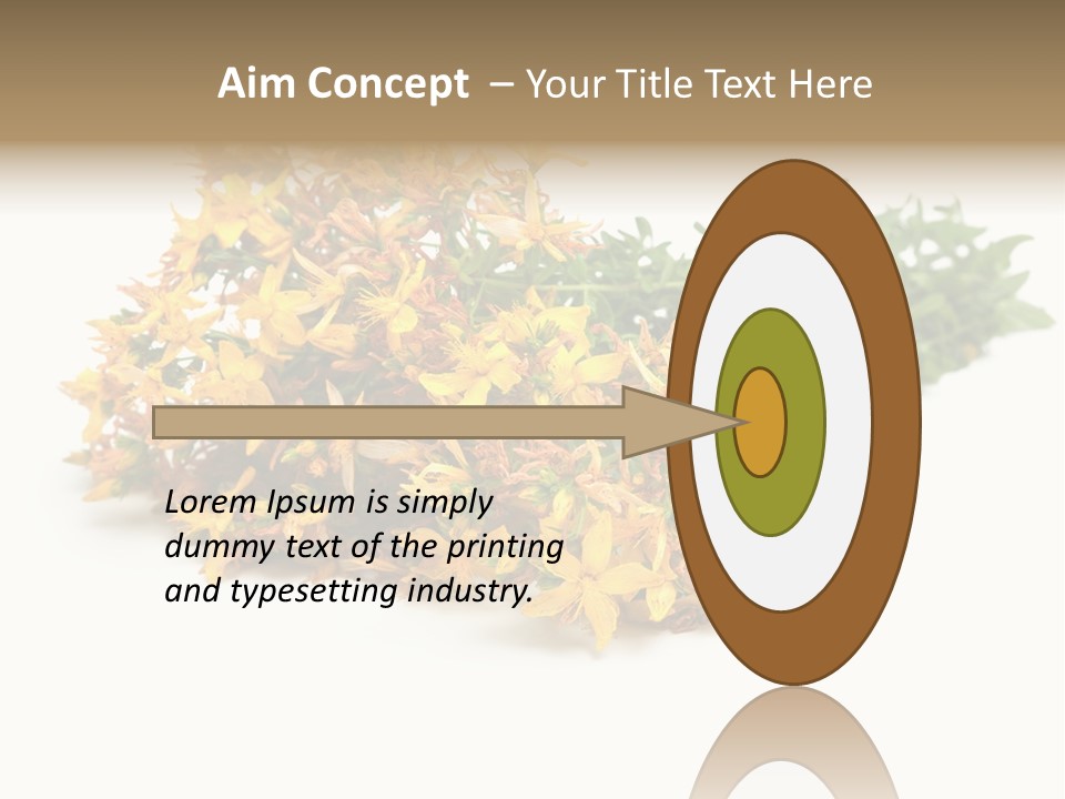 Treatment Haulm Inflorescence PowerPoint Template