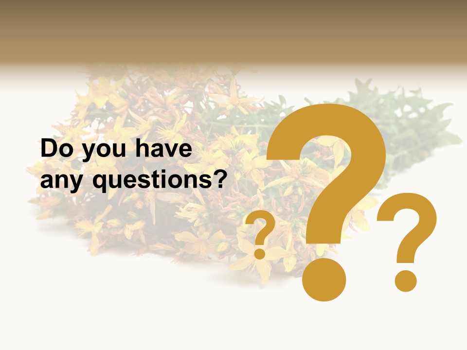 Treatment Haulm Inflorescence PowerPoint Template