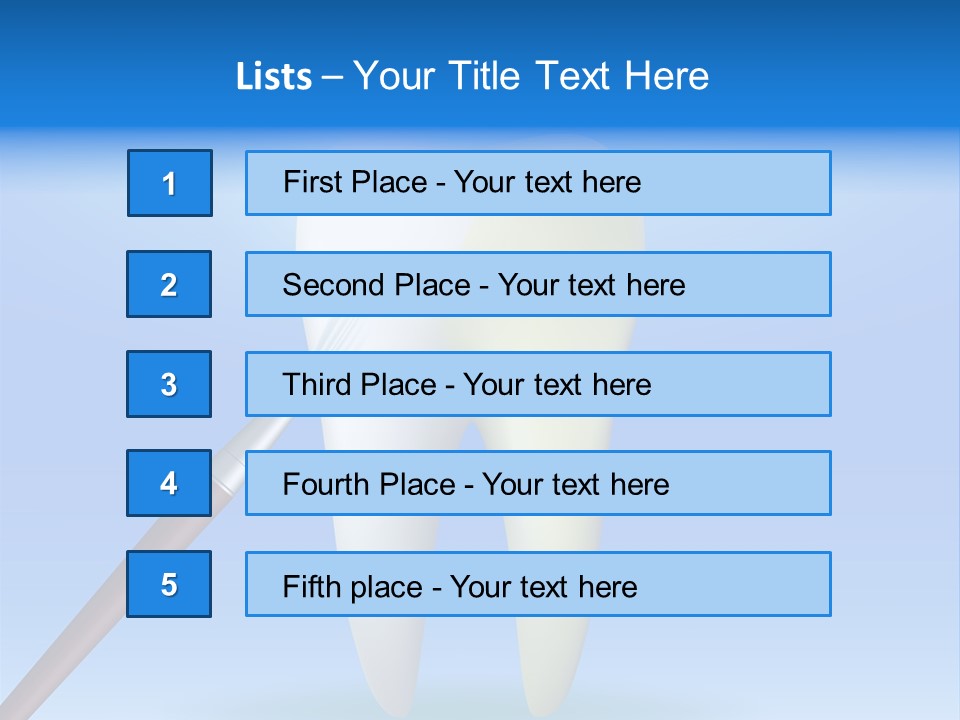 Dentist Dentistry Carious PowerPoint Template