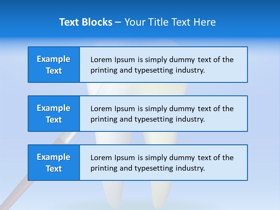 Dentist Dentistry Carious PowerPoint Template