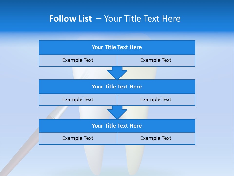 Dentist Dentistry Carious PowerPoint Template