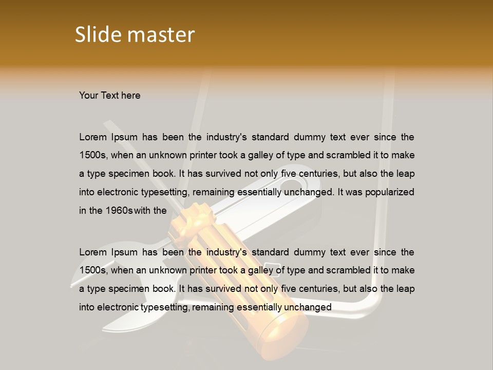 Green Salad Thai PowerPoint Template