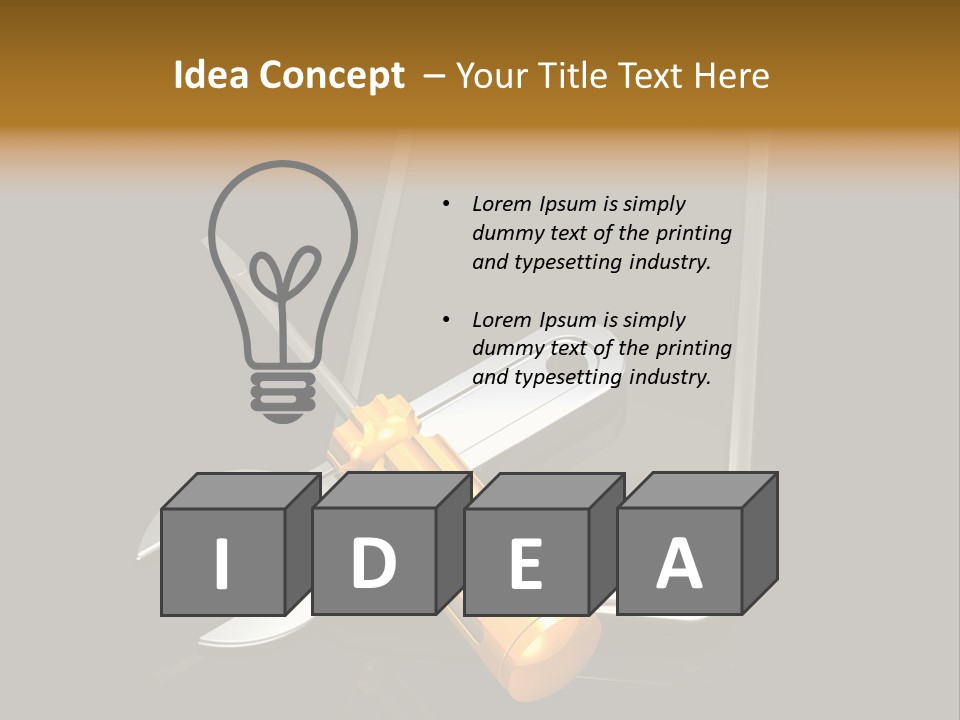 Green Salad Thai PowerPoint Template