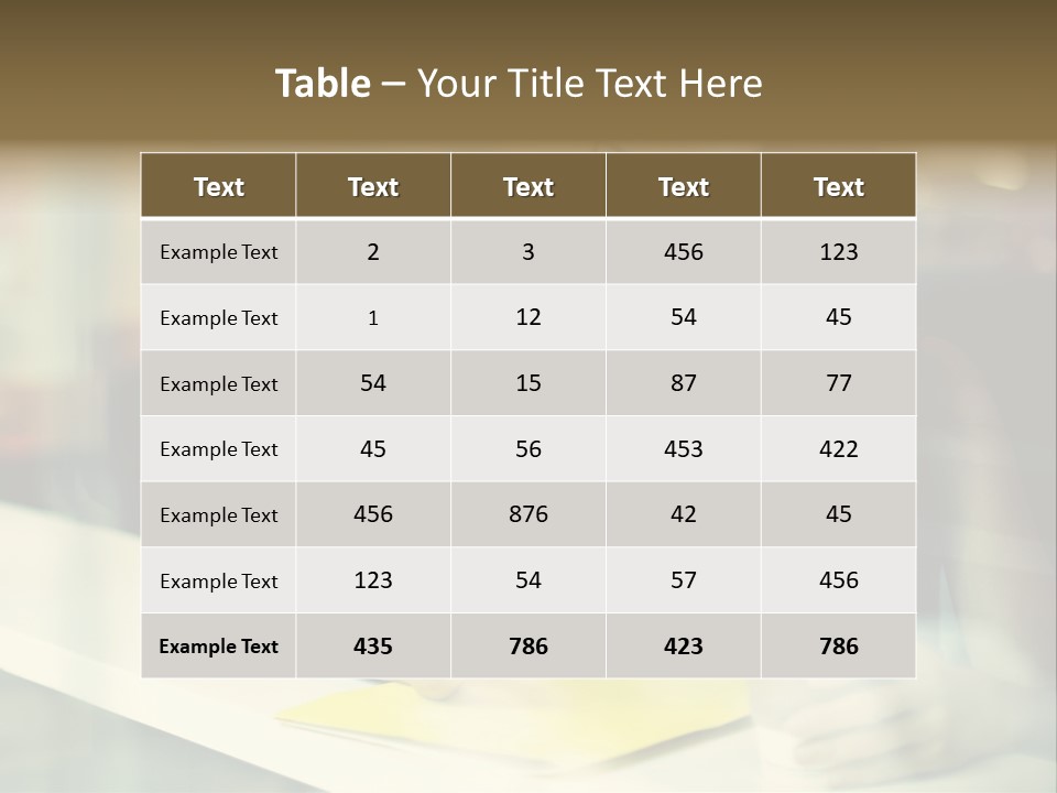Coffee Texting Phone PowerPoint Template