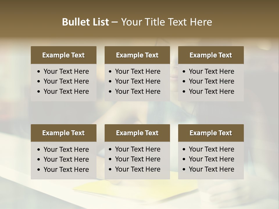 Coffee Texting Phone PowerPoint Template