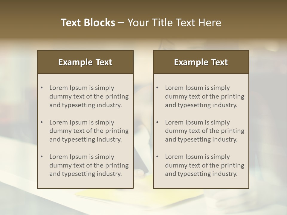 Coffee Texting Phone PowerPoint Template