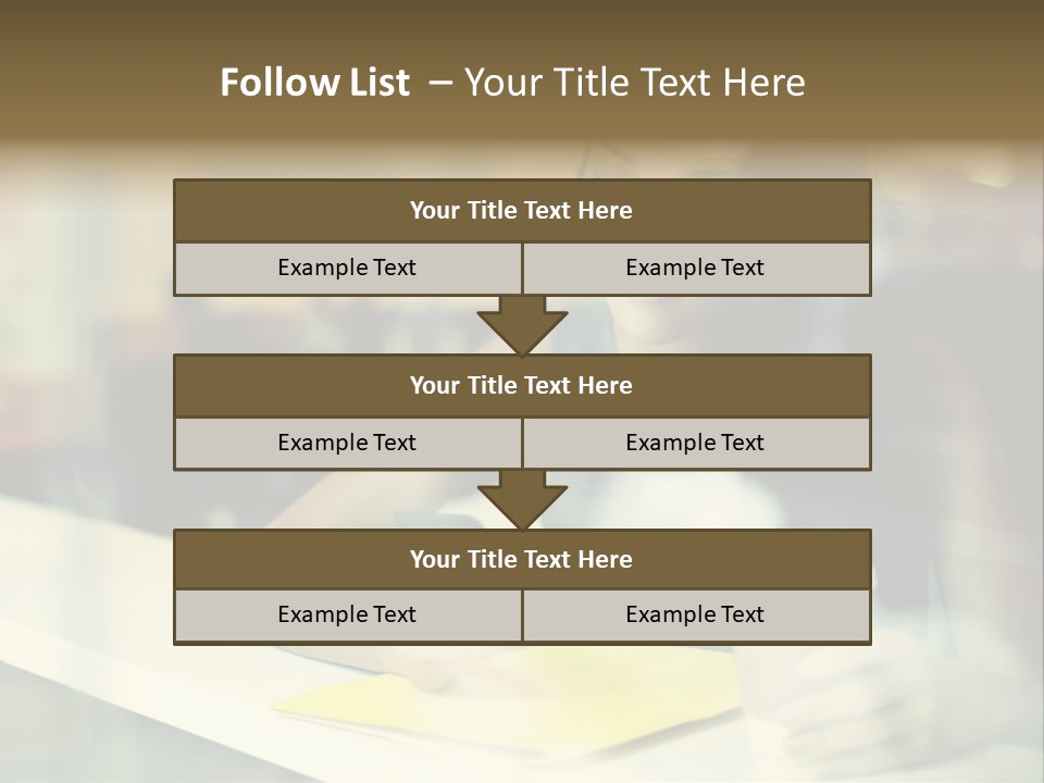 Coffee Texting Phone PowerPoint Template