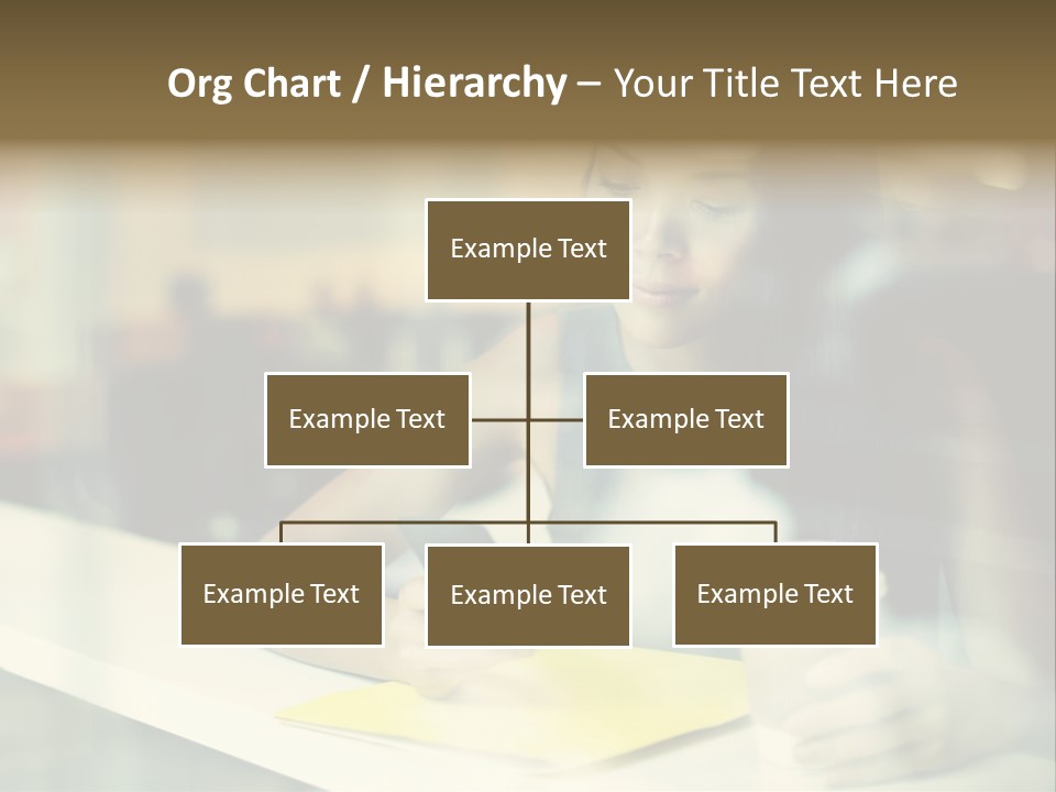 Coffee Texting Phone PowerPoint Template