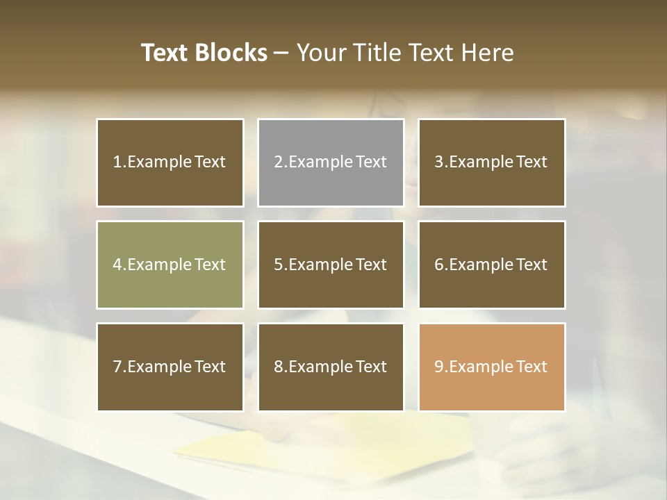 Coffee Texting Phone PowerPoint Template