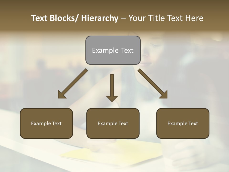 Coffee Texting Phone PowerPoint Template