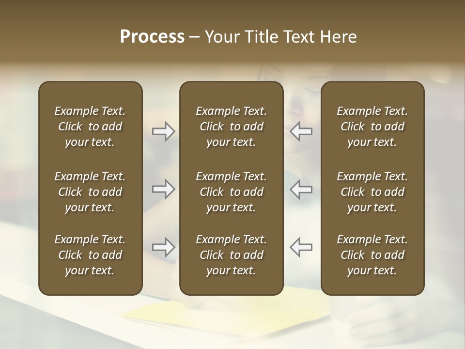 Coffee Texting Phone PowerPoint Template