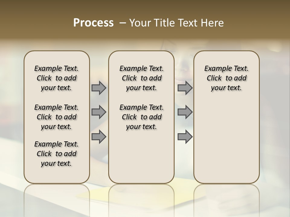 Coffee Texting Phone PowerPoint Template