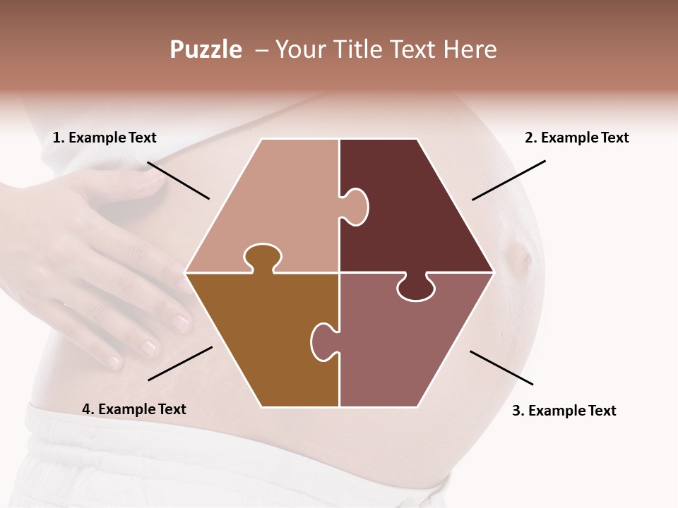 Growth Vertical Stomach PowerPoint Template
