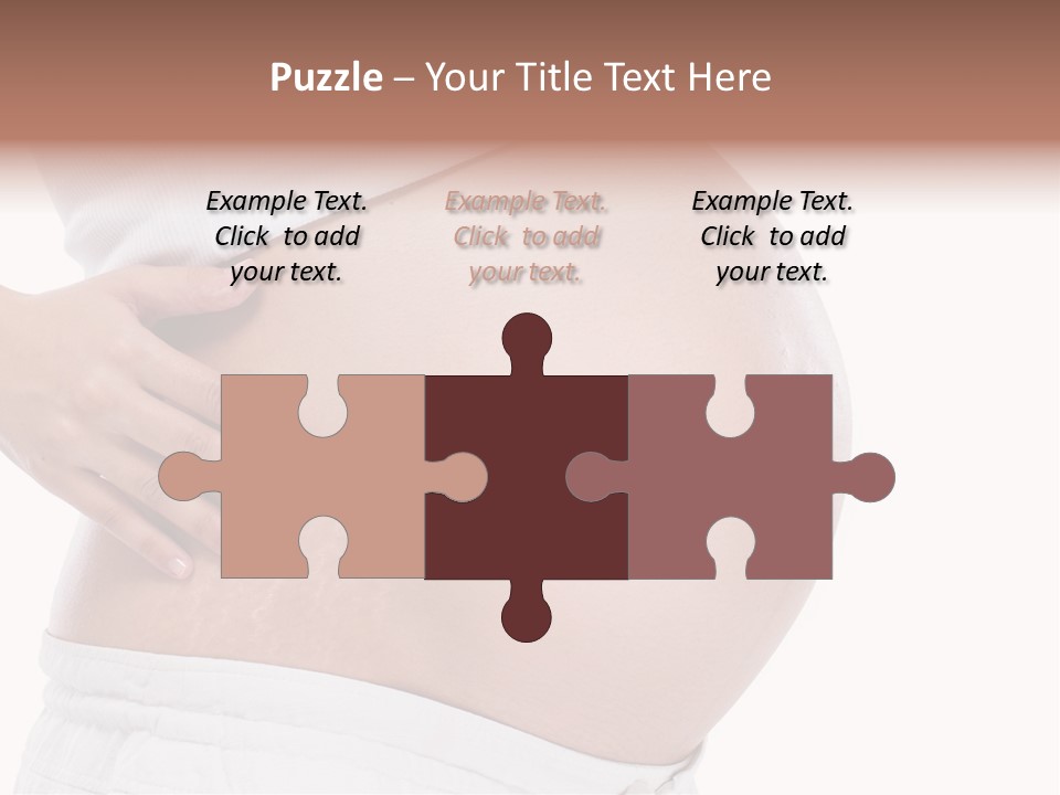 Growth Vertical Stomach PowerPoint Template