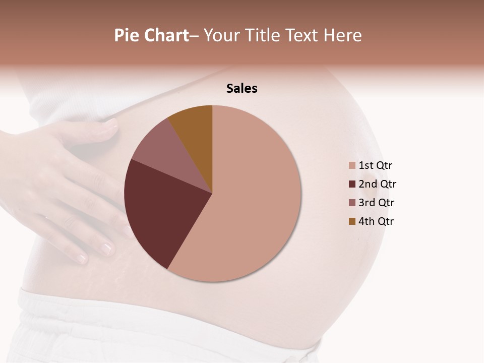 Growth Vertical Stomach PowerPoint Template