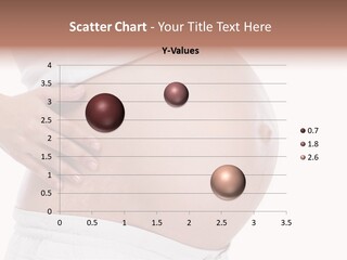 Growth Vertical Stomach PowerPoint Template