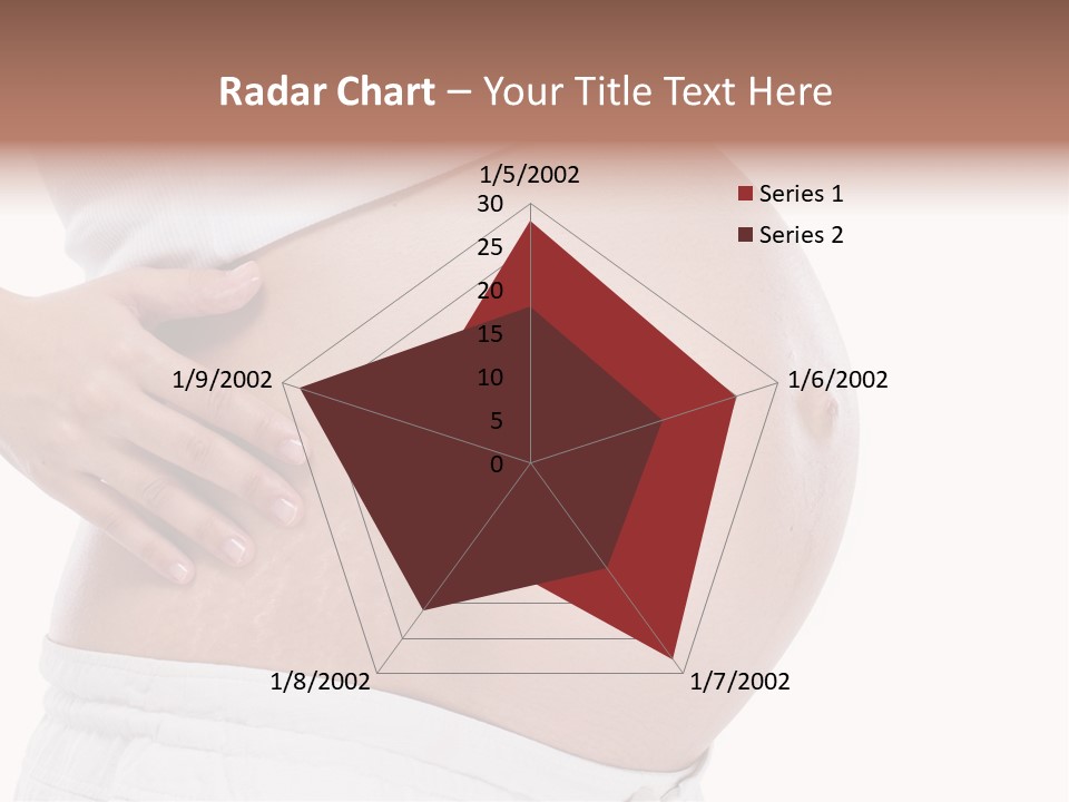 Growth Vertical Stomach PowerPoint Template