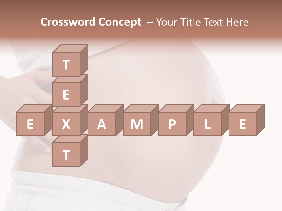 Growth Vertical Stomach PowerPoint Template