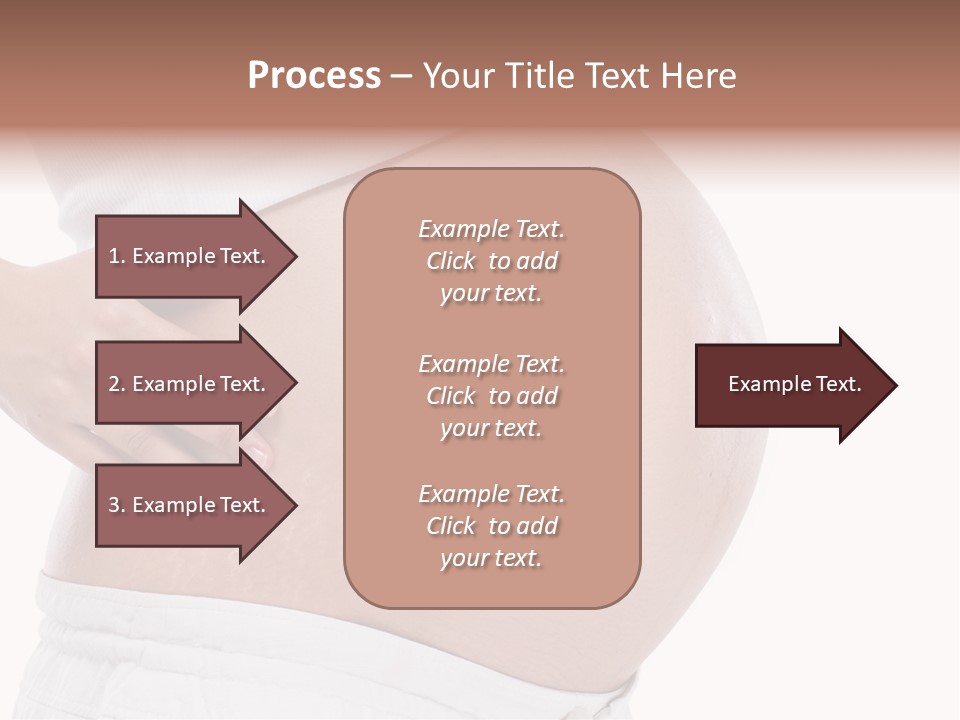 Growth Vertical Stomach PowerPoint Template
