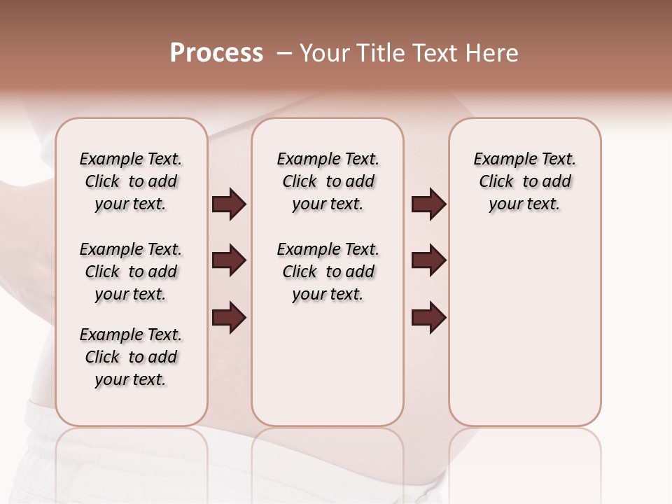 Growth Vertical Stomach PowerPoint Template