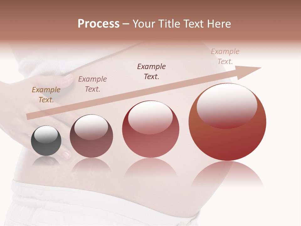 Growth Vertical Stomach PowerPoint Template