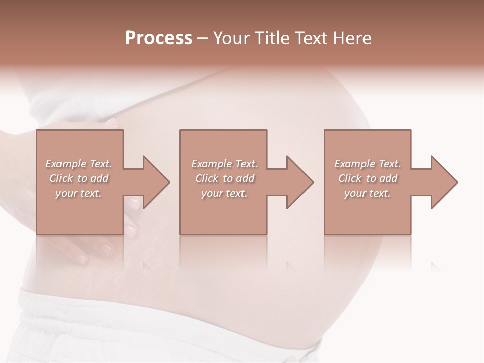 Growth Vertical Stomach PowerPoint Template