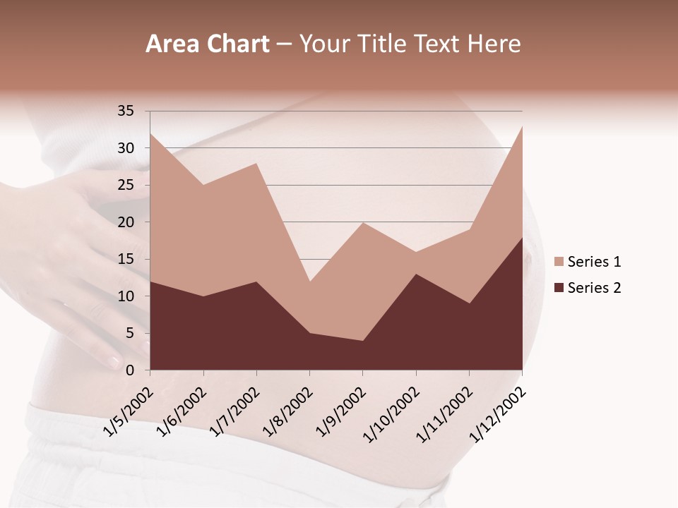 Growth Vertical Stomach PowerPoint Template
