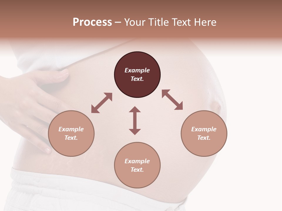Growth Vertical Stomach PowerPoint Template