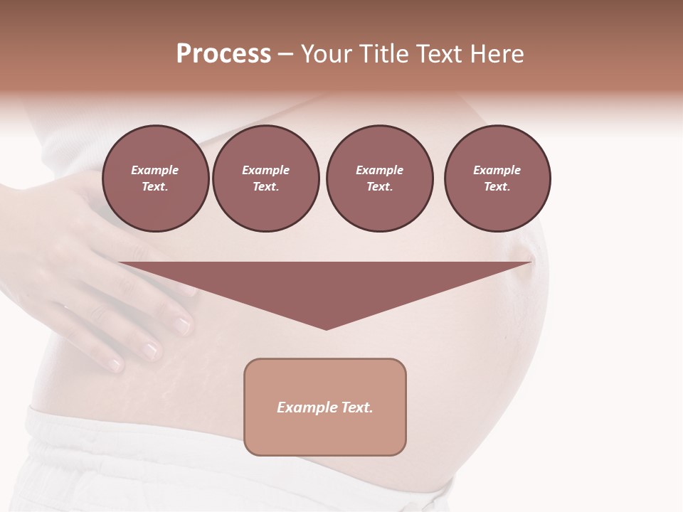 Growth Vertical Stomach PowerPoint Template
