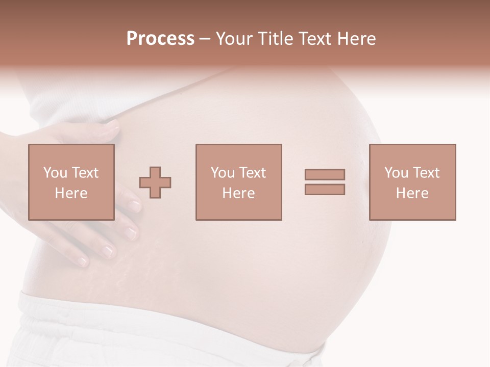 Growth Vertical Stomach PowerPoint Template