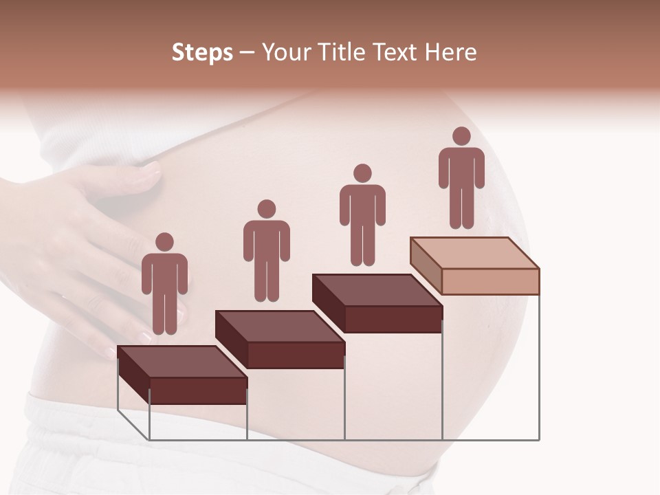 Growth Vertical Stomach PowerPoint Template