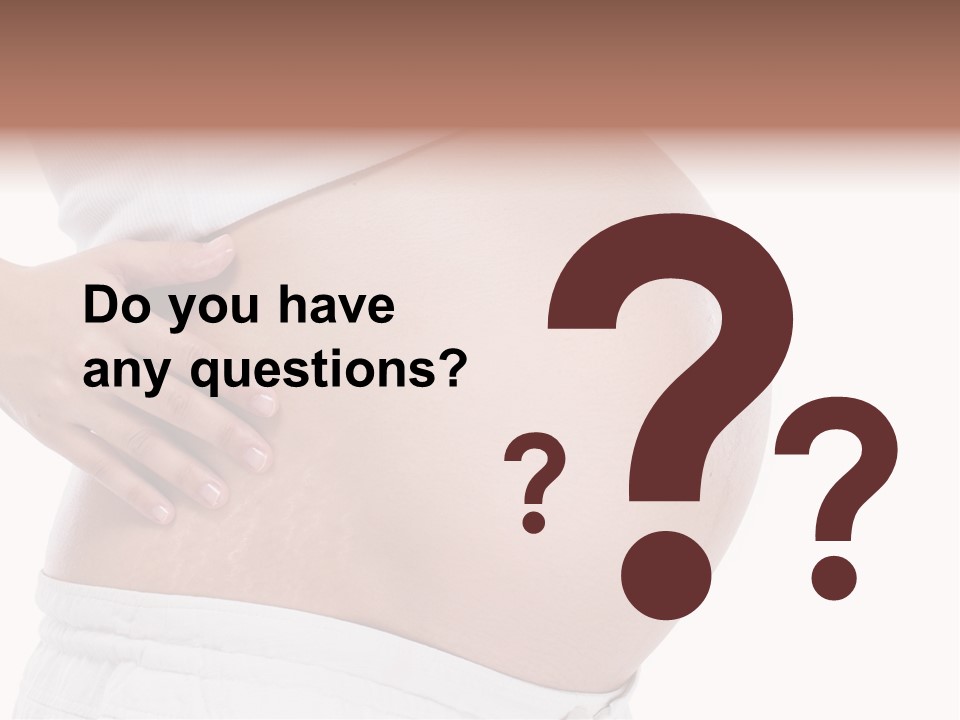 Growth Vertical Stomach PowerPoint Template