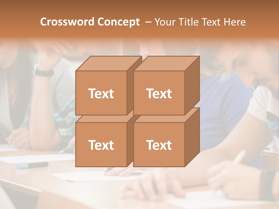 Write Workplace Study PowerPoint Template