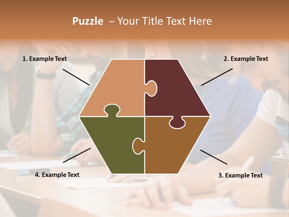 Write Workplace Study PowerPoint Template