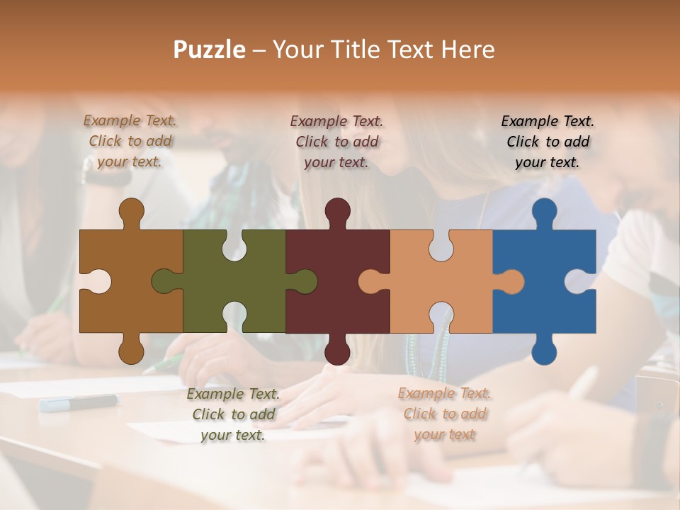 Write Workplace Study PowerPoint Template