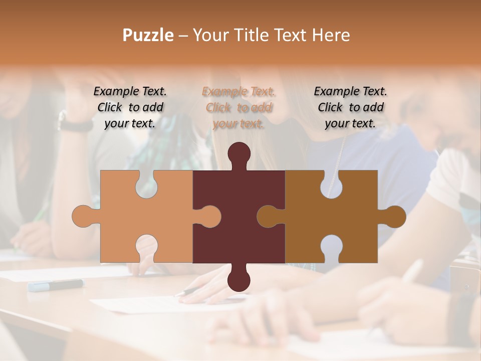 Write Workplace Study PowerPoint Template