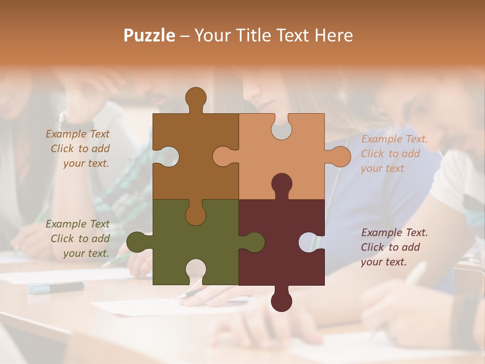 Write Workplace Study PowerPoint Template